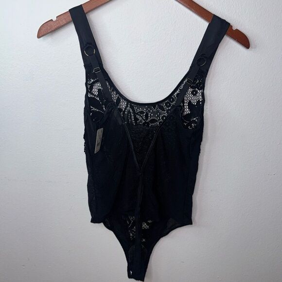Free People Off Beat Bodysuit Black Size XS - Picture 6 of 9